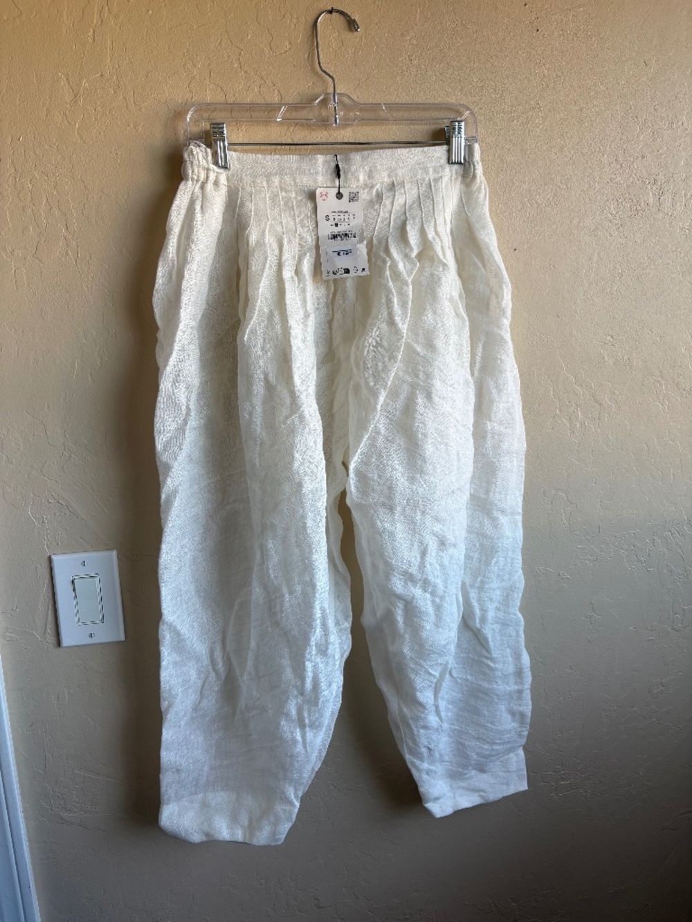 Zara NWT Linen Pants